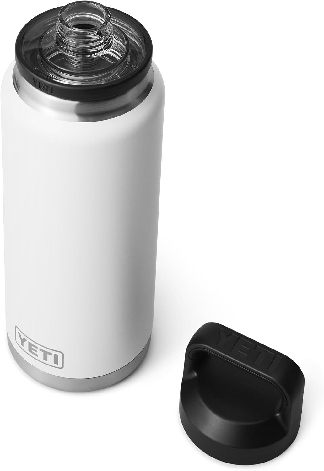 36 oz Insulated Stainless Steel Water Bottle with Chug Cap - White
