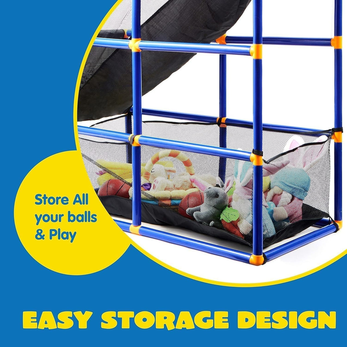 Basketball Arcade Game with 4 Balls and Rim – Adjustable Indoor/Outdoor Play for Ages 3-12