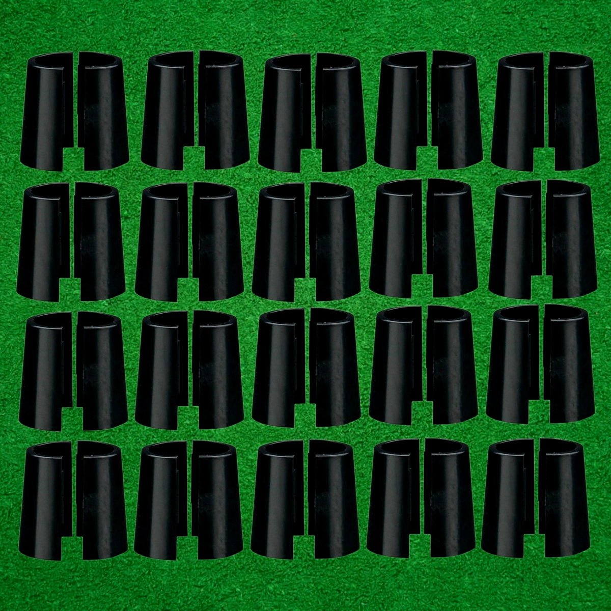 Golf Club Ferrules Split Set - Multiple Tip Sizes, Easy Snap-On Repair