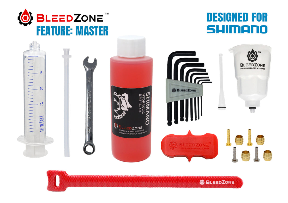 Bike Brake Bleed Kit for Shimano Hydraulic MTB Brakes with Mineral Oil