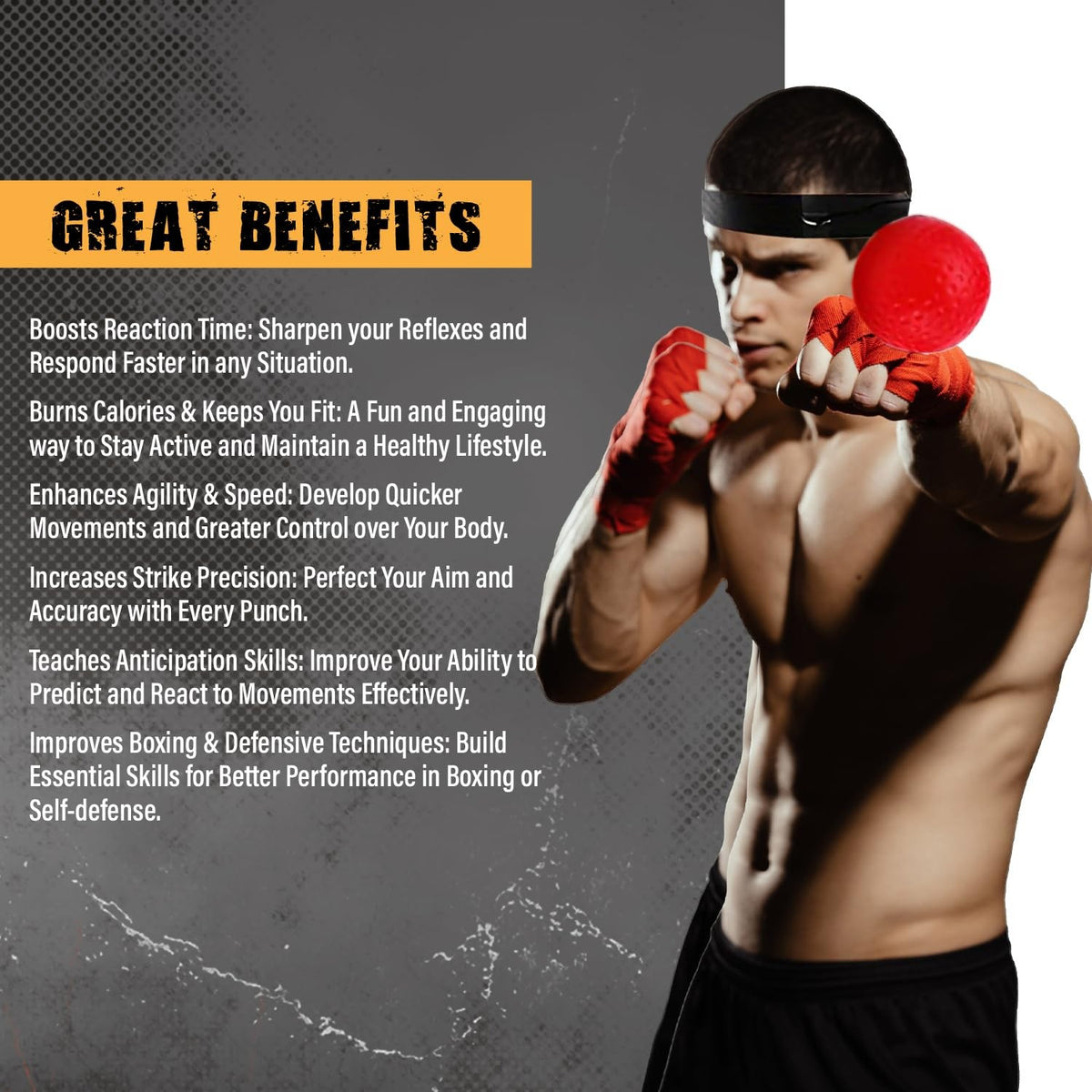 Boxing Reflex Ball Set for All Ages - Improve Speed, Agility & Coordination