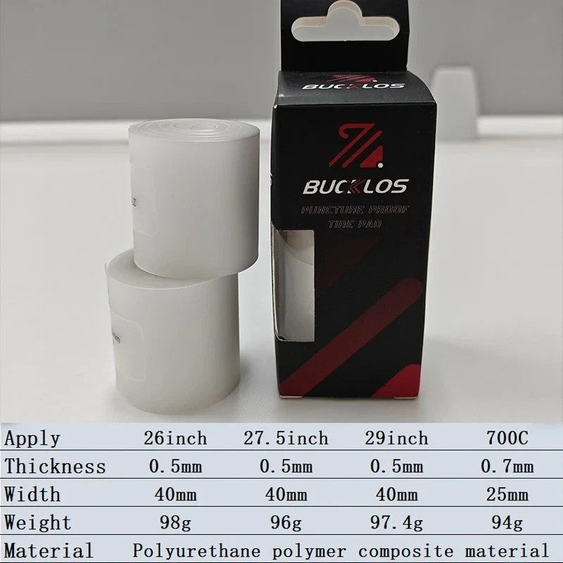Puncture Proof Bicycle Tire Liner for 26-29 Inch & 700C Wheels - Inner Tube Protector