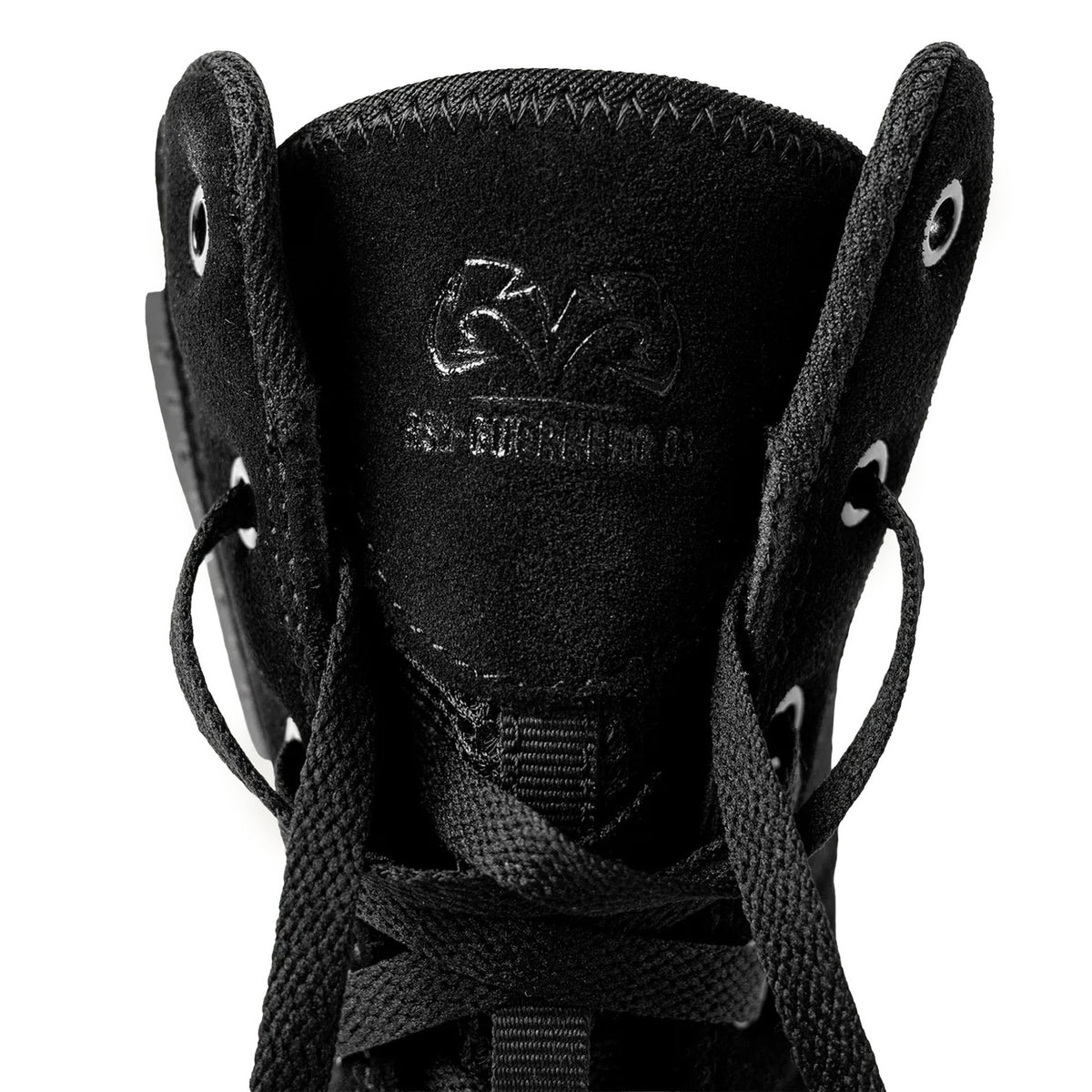 High Top Boxing Boots - Black, Size 8 for Combat Sports