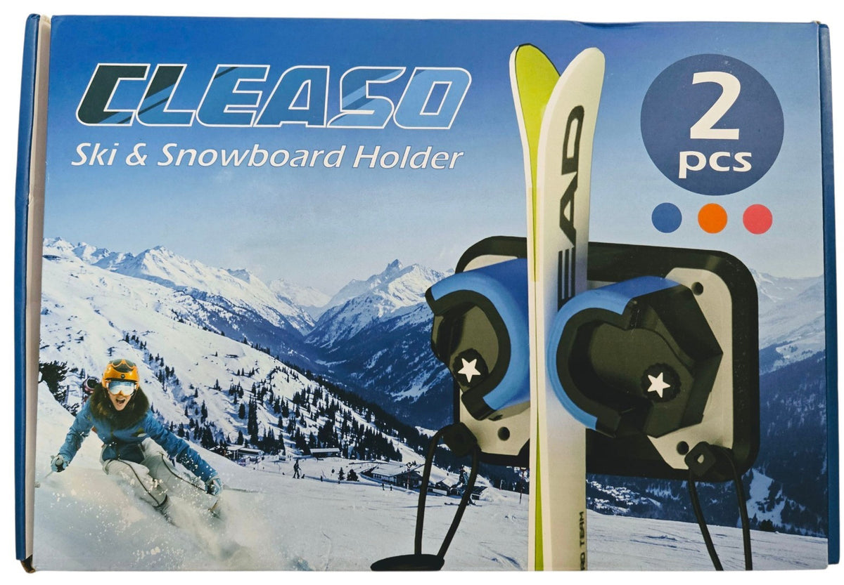 Multi-Purpose Wall Mount Rack for Snowboards Ski Skates and More