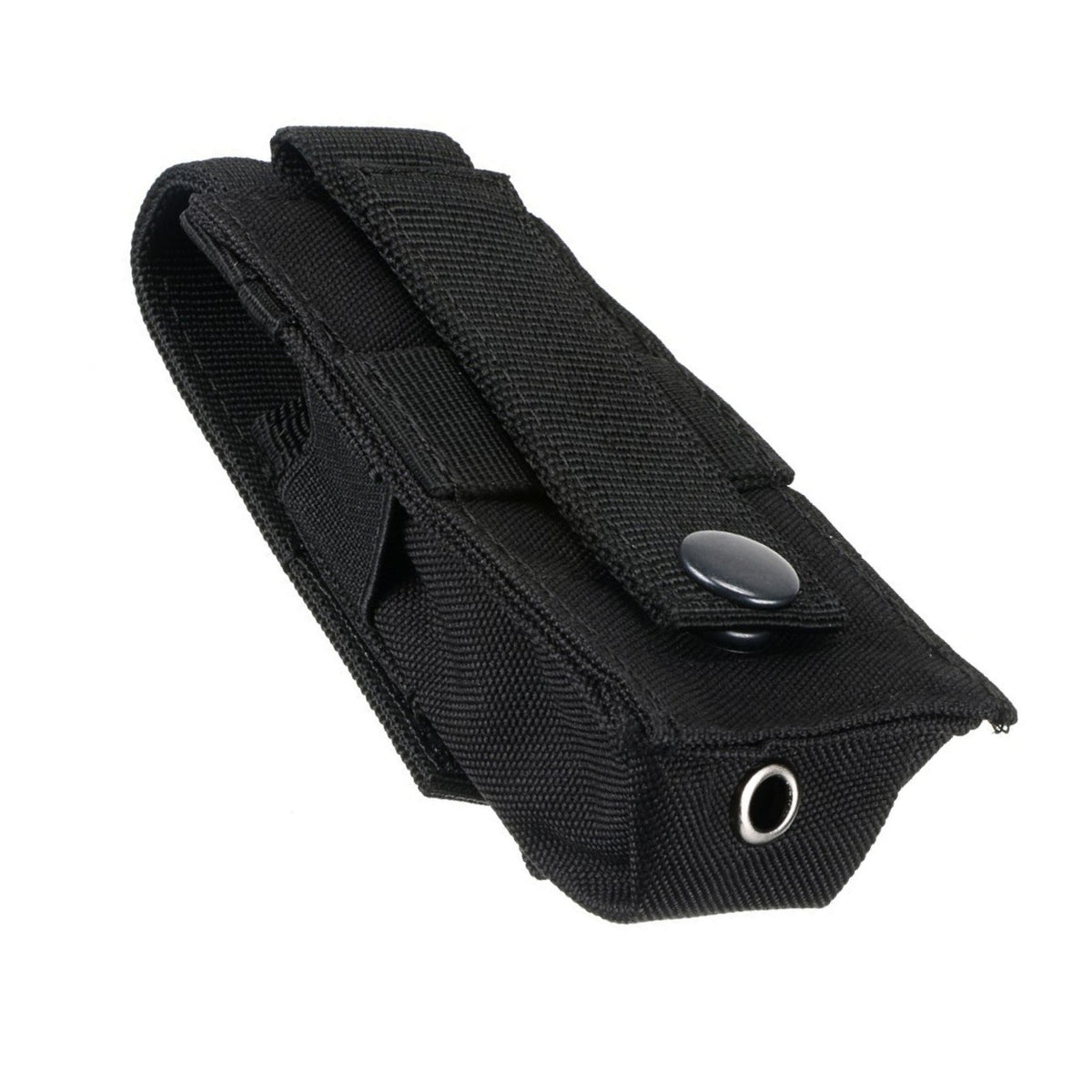 Tactical Molle Flashlight Holder Holster Pouch for Belt or Backpack