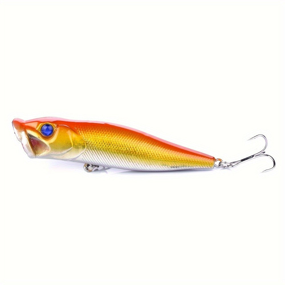 10pcs Fishing Lures Set with 3D Eyes Topwater Crankbaits Wobblers