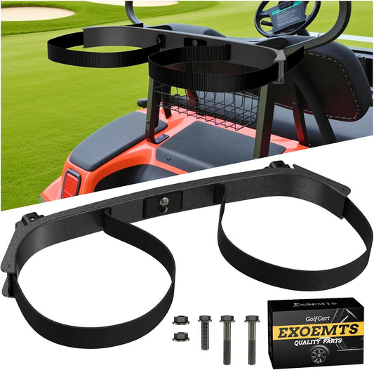 Adjustable Golf Bag Holder for Club Car DS Gas & Electric Carts 1987+