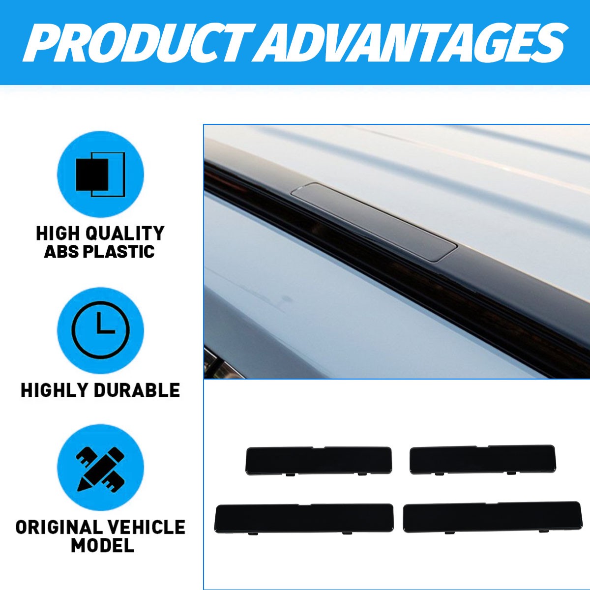 Toyota RAV4 XA50 Roof Rack Rails Cover 2019-2024 - Luggage Center Guard