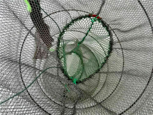 Foldable Crab & Crawfish Trap with Multiple Sizes for Fishing