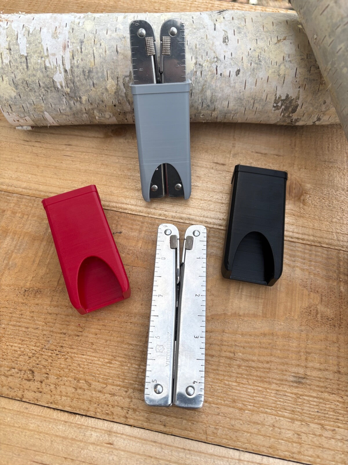 Belt Sheath for Victorinox Swiss Tool Multi-Tool - Gray, Slim, Snug Fit