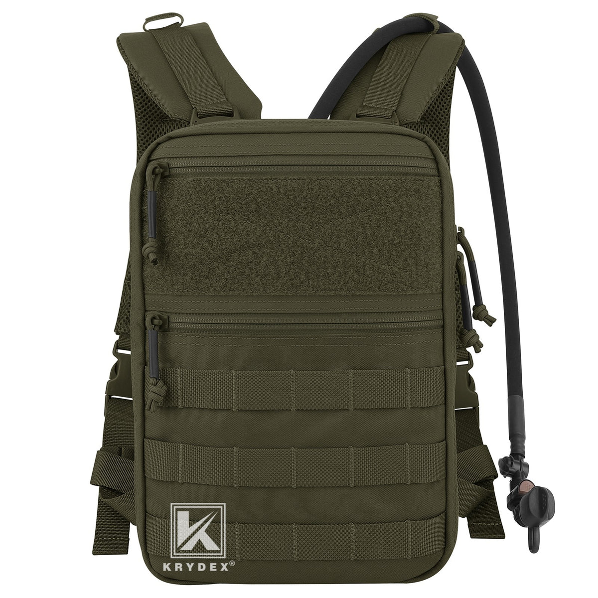 Tactical Hydration Pack with 1.5L Water Bladder and MOLLE Backpack