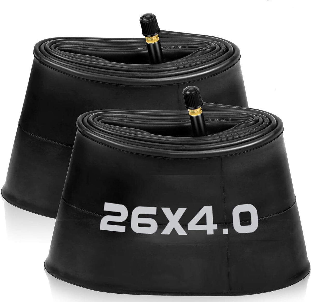 Fat Tire Bike Inner Tubes 20x3/20x4/24x4/26x4 with Schrader Valve - Durable & Versatile