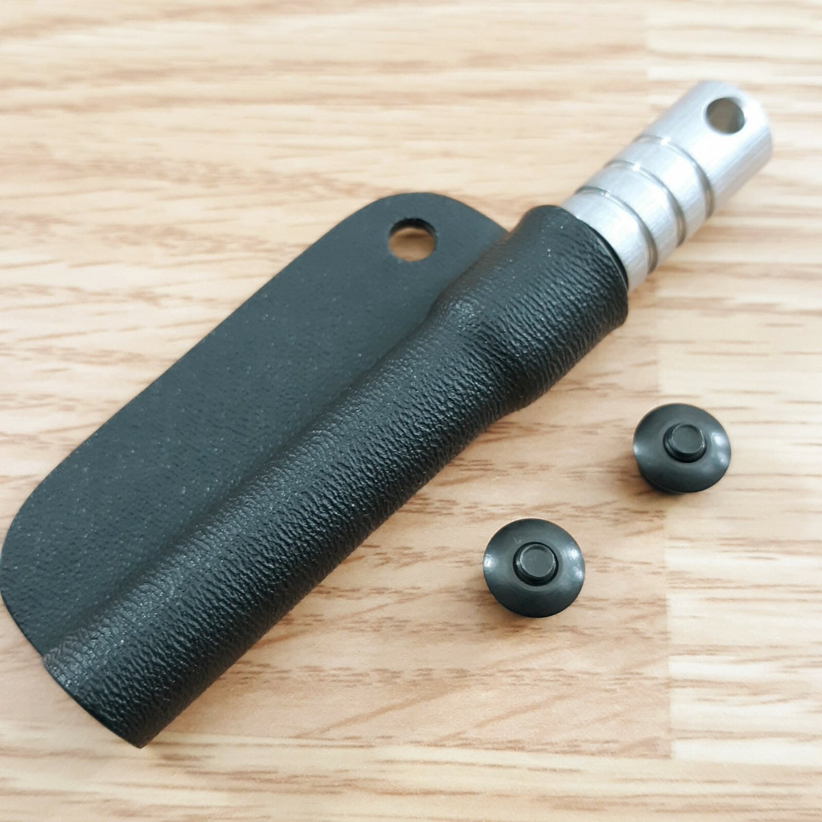 Fire Starter Piggy Back with Ferro Rod Loop for Kydex Sheaths - Includes Mounting Hardware