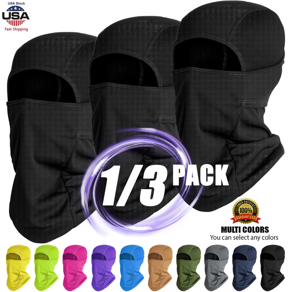 UV Protection Balaclava Face Mask for Outdoor Sports and activities
