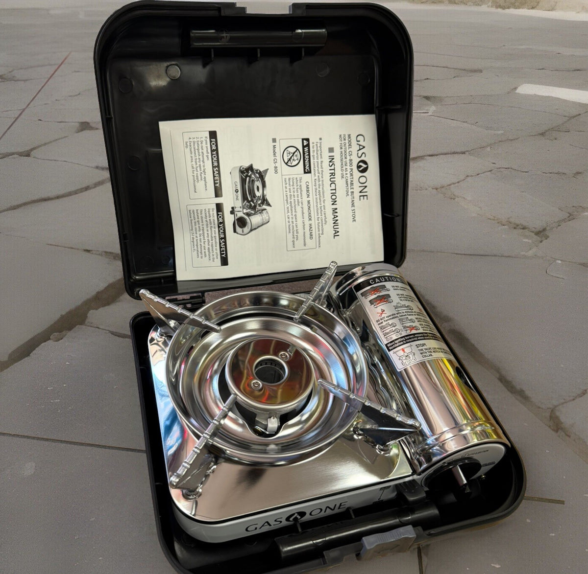 Portable Gas Stove 7650 BTU Single Burner Camping Cooking Stove