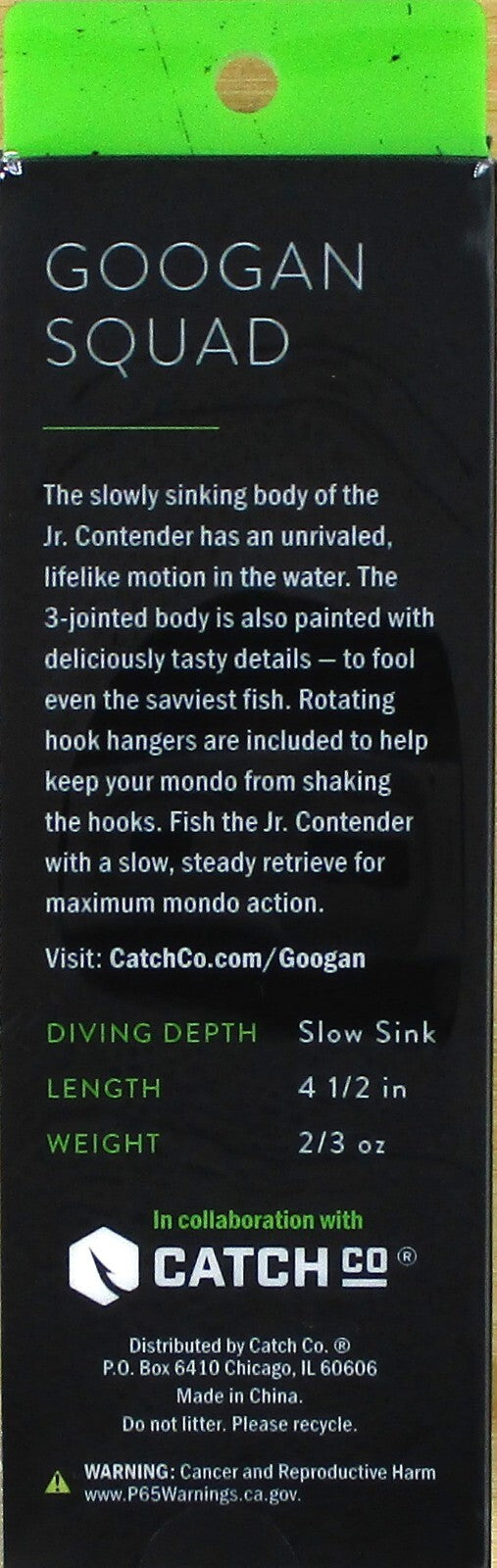 Googan Squad 4.5-Inch Slow Sink Soft Plastic Swimbaits Assortment - 2/3 Oz