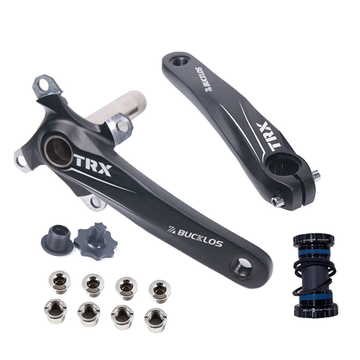 Mountain Bike Crankset 104mm BCD Narrow Wide Chainring 170mm Arm