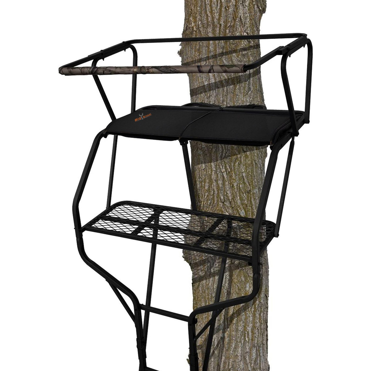 Big Game Guardian XLT 18ft 2-Person Climbing Tree Stand for Deer Hunting