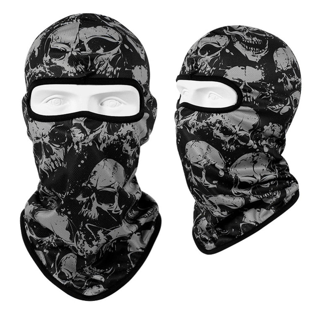Full Face Mask Balaclava Ghost Skull Windproof Cycling & Tactical Hood