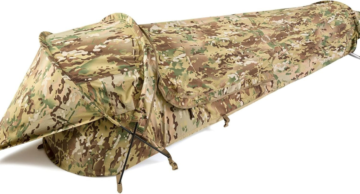 Waterproof Tactical Bivy Tent with TPU Stargazing Window - Compact & Lightweight for Camping