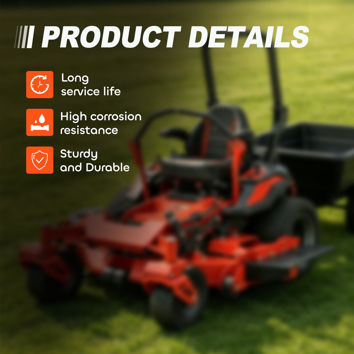 Heavy-Duty Trailer Hitch Kit for Lawn Tractors and Utility Vehicles