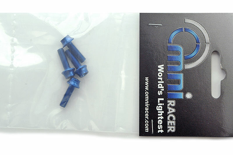 Lightweight Alloy Bottle Cage Bolts Set - M5x15mm Cycling Accessories