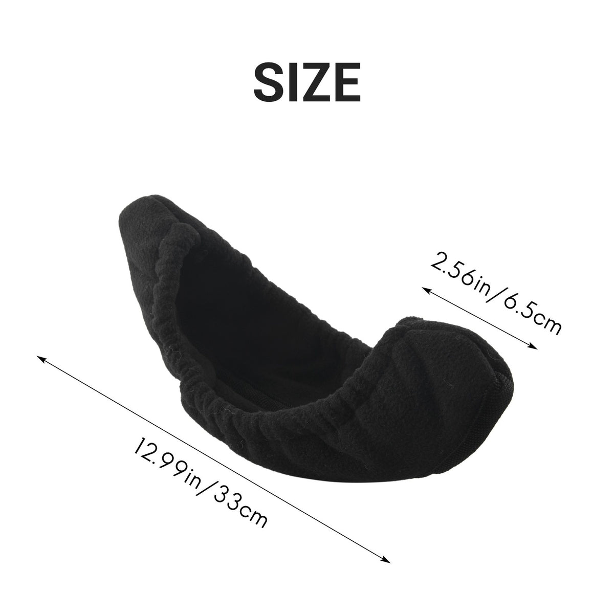 Ice Skate Blade Guards Protectors for Hockey and Figure Skates - Black 33x6.5CM