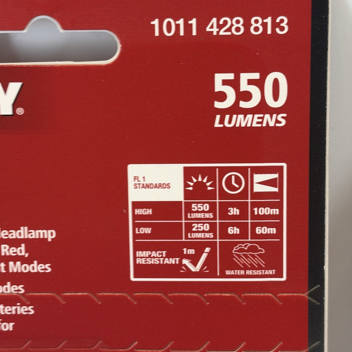 2 Pack Compact Headlamps with Dimmable 550 Lumens, Multi Color & Batteries Included
