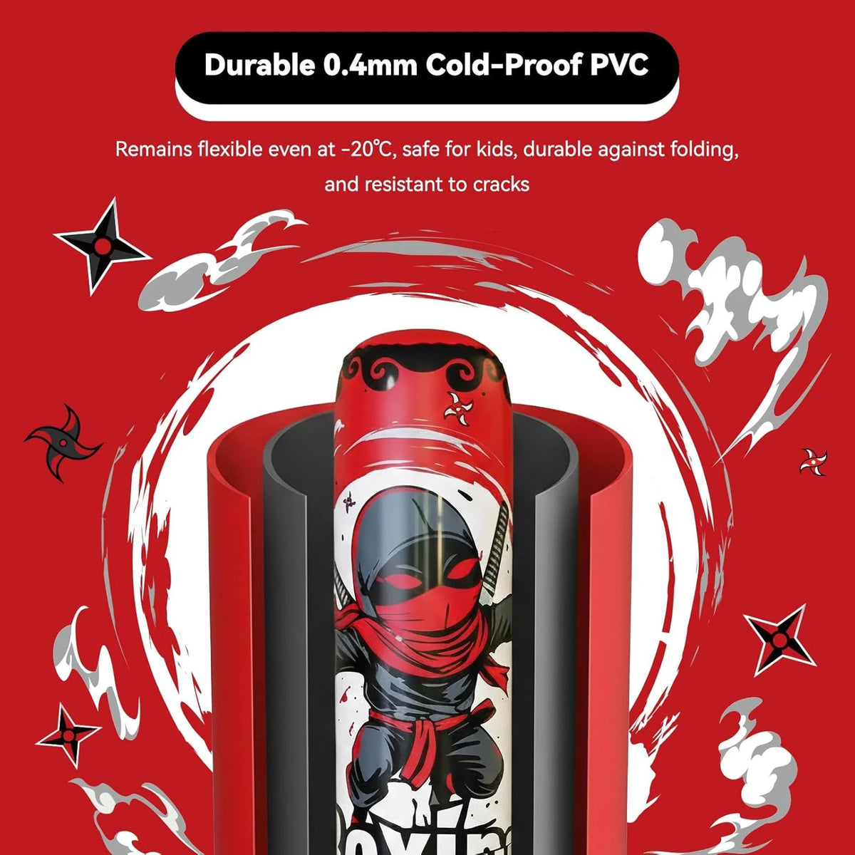 Kids Inflatable Punching Bag with Gloves - 67 Inch Freestanding Boxing Set for Ages 6-14