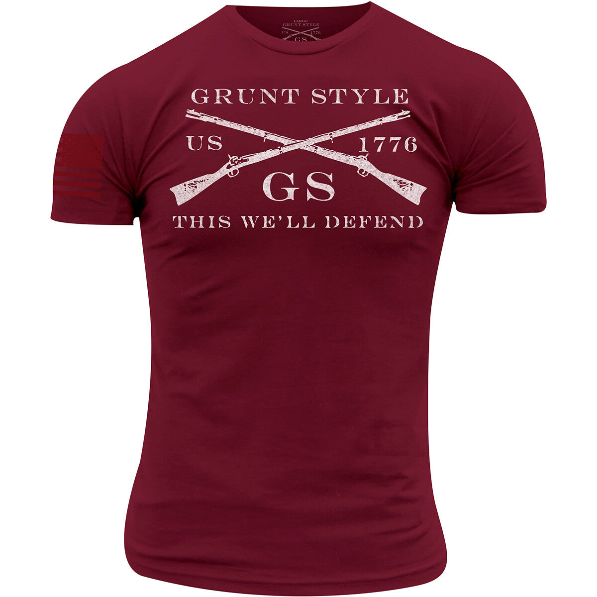 Basic Logo T-Shirt for Men - Casual Cotton Tee with Grunt Style Logo