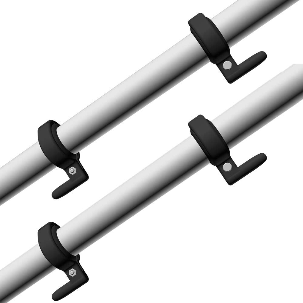 Marine Outrigger Line Caddy Clips Set of 4 Clamp-On Pole Holders