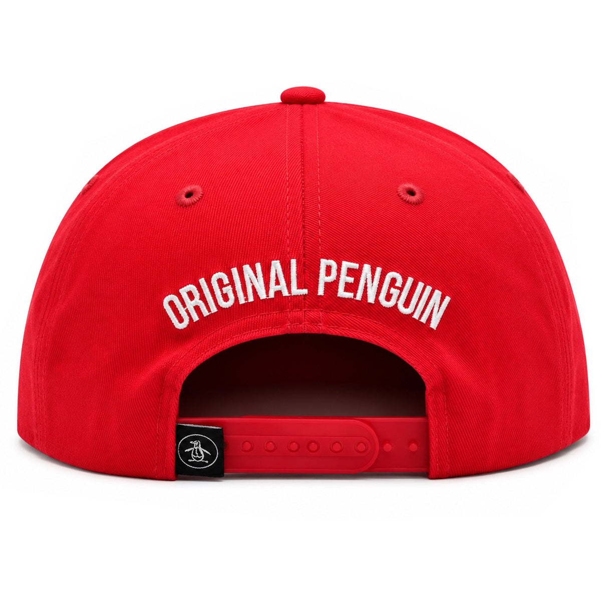 Golf Hat Cotton Twill Snapback Cap - Adjustable Red