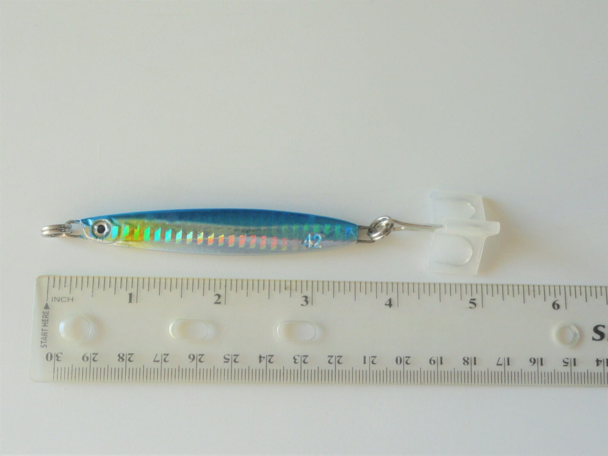 5pcs Metal Jig Fishing Lures 42g/1.5oz Vertical Butterfly Jigs for Saltwater & Freshwater
