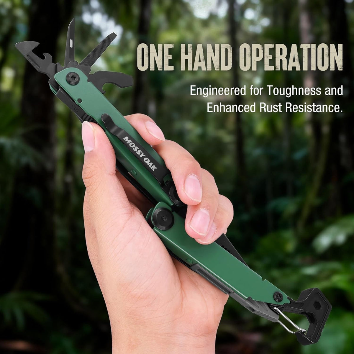 Multitool 27-in-1 Pocket Knife with Screwdriver Wrench Pliers Saw