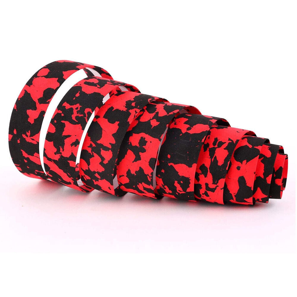 Road Bike Handlebar Tape - Cushion EVA Grip Wraps for Cycling, Red