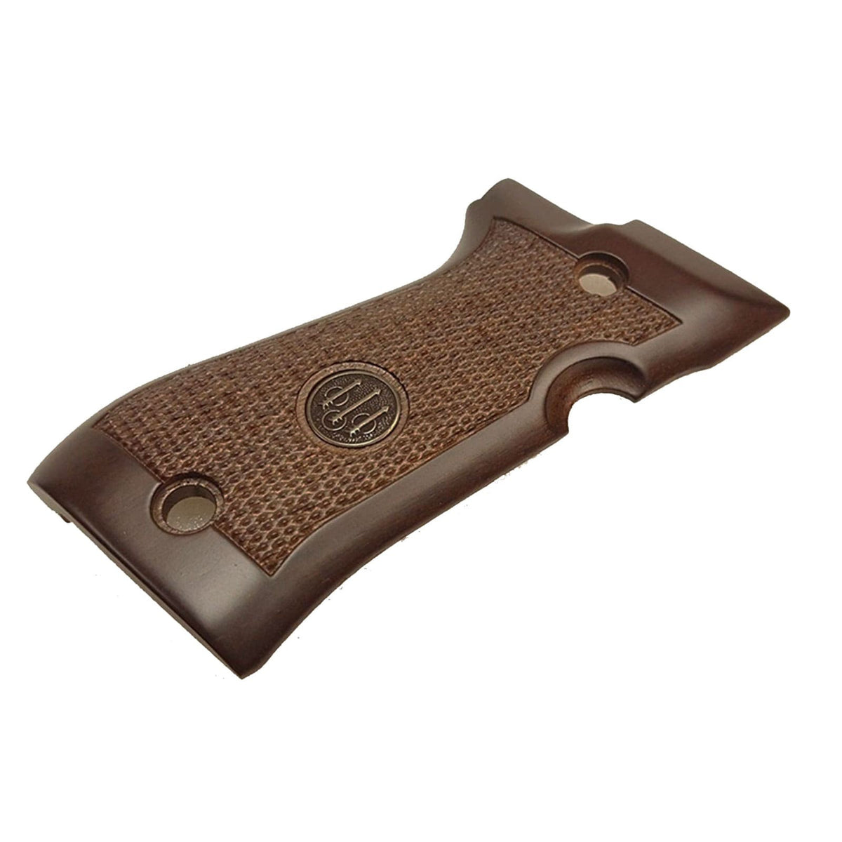Beretta 84F Wooden Pistol Grips Walnut Checkered Replacement Set