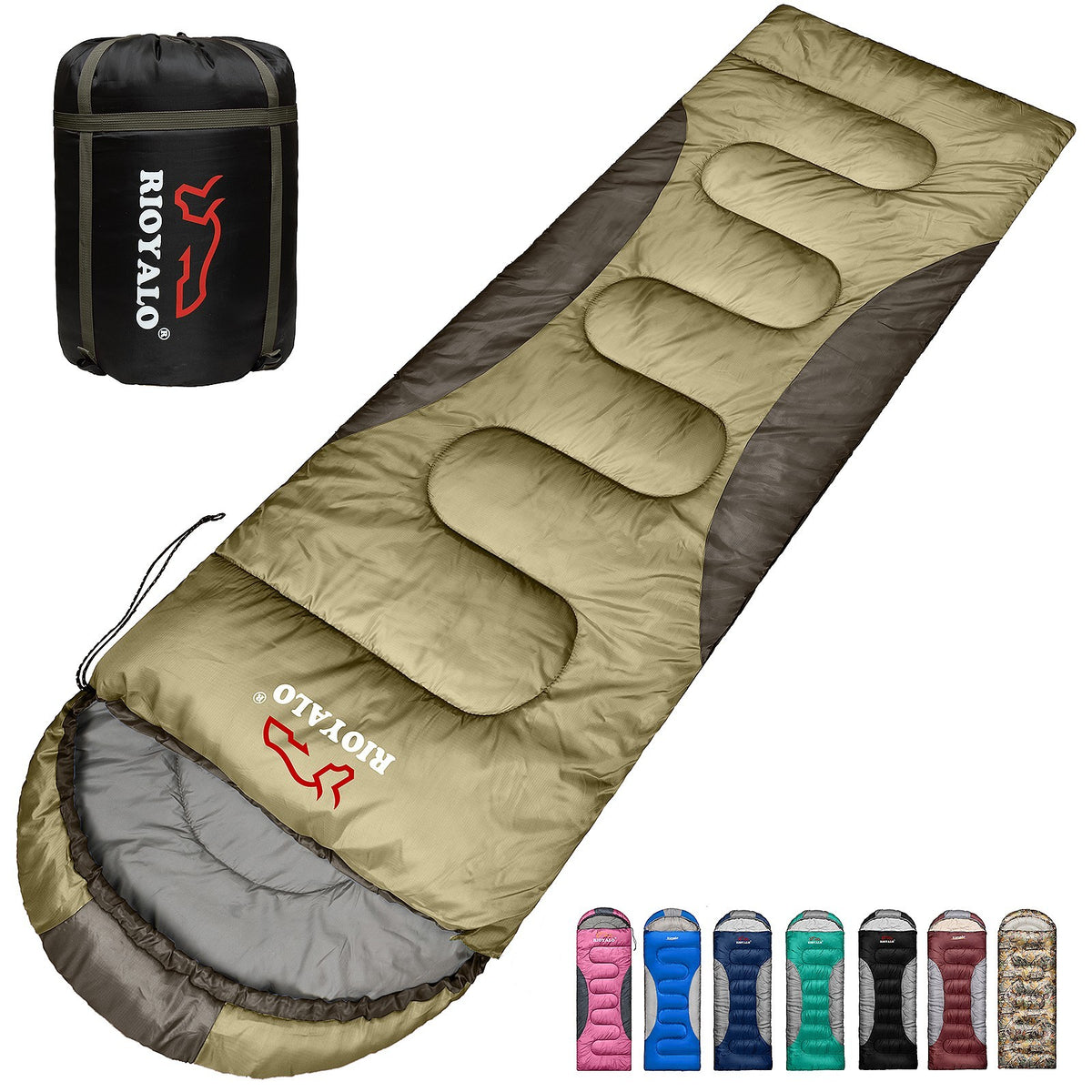 Zero Degree Winter Sleeping Bag for Camping & Hiking - Waterproof, Big & Tall
