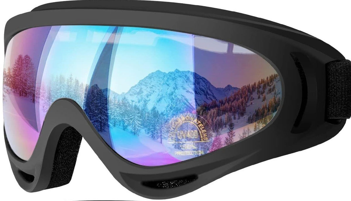 Sports Ski Goggles Snowboard Goggles Anti-Glare UV400 Protective Lens