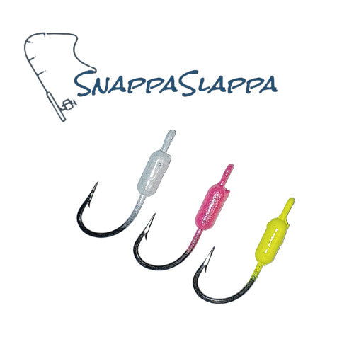Fishing Jigs with 2X Strong Hooks 1/8oz 20 Pack - Saltwater Snapper Lures