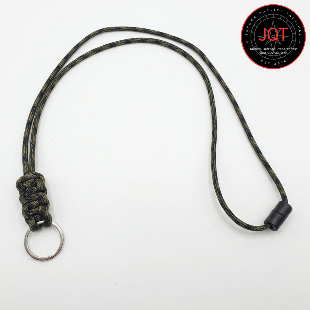 Paracord Neck Lanyard with Safety Breakaway for Keys, Badges, Tools