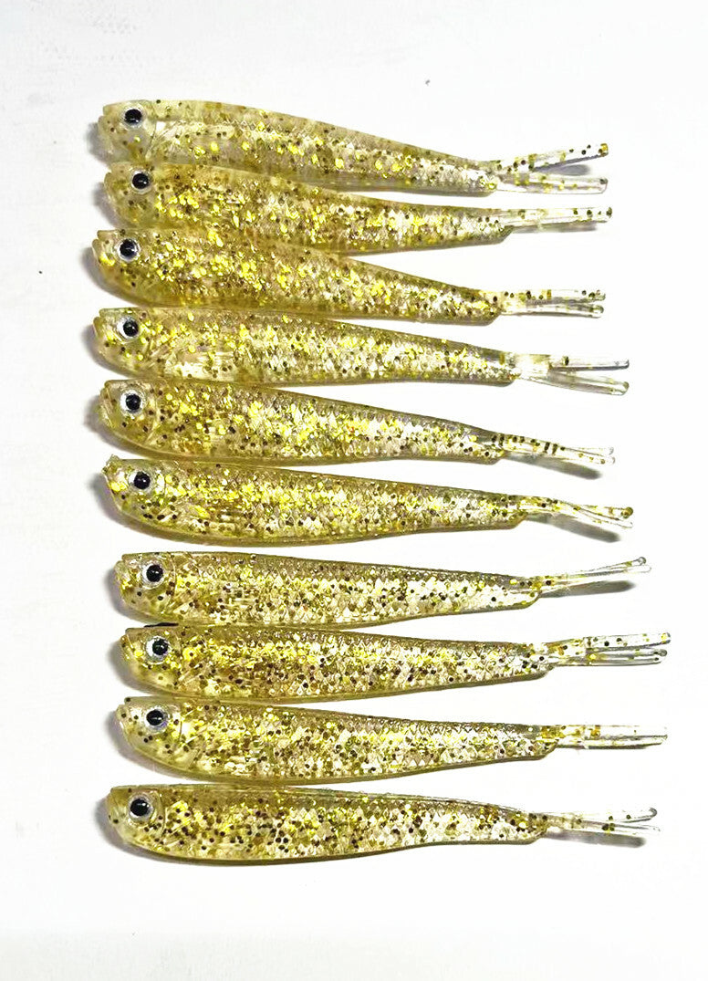 3D Eyes Minnow Soft Baits - Fish Lures for Freshwater & Saltwater Fishing