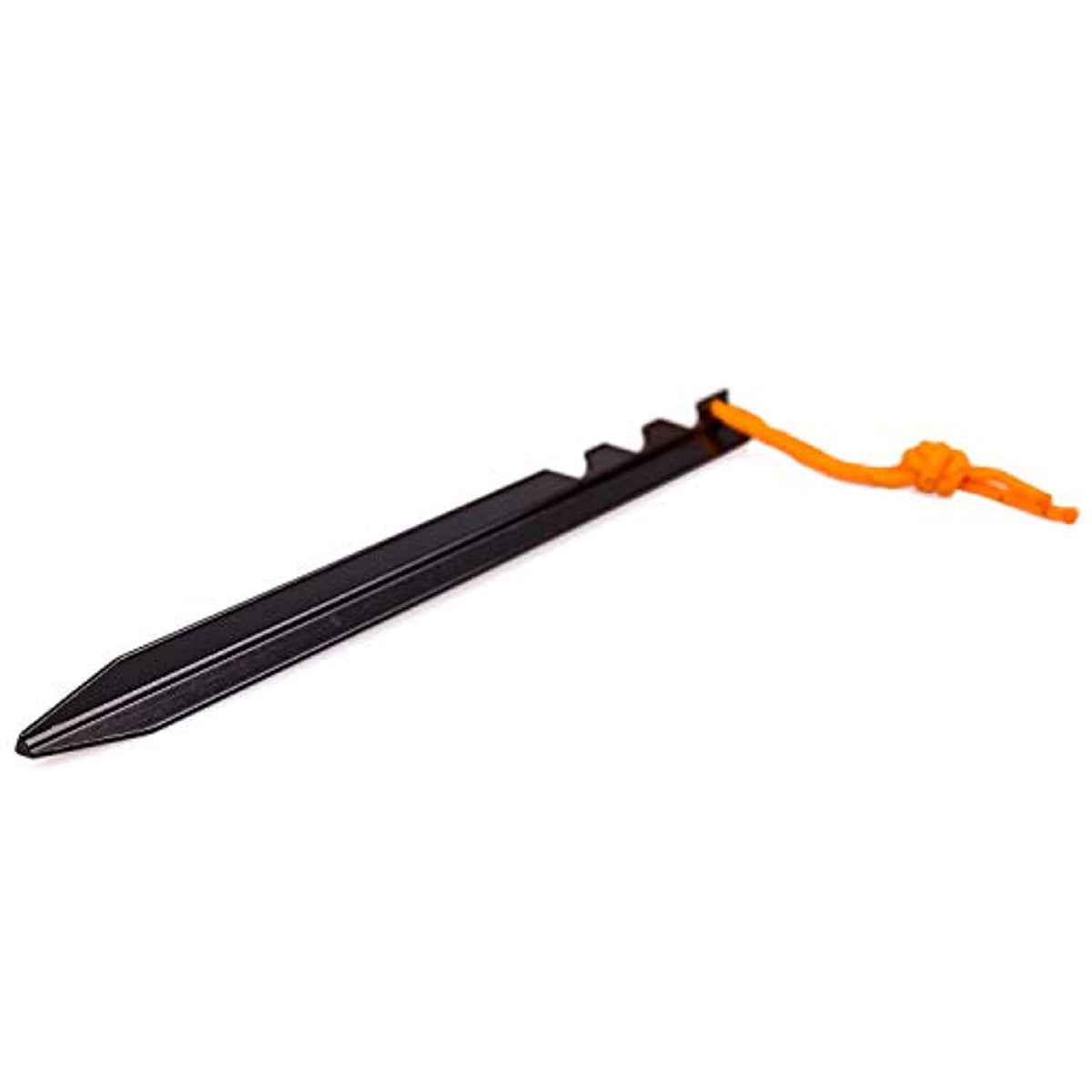 Heavy Duty Aluminum Tent Stakes Pegs with Reflective Ropes - 12 Pack