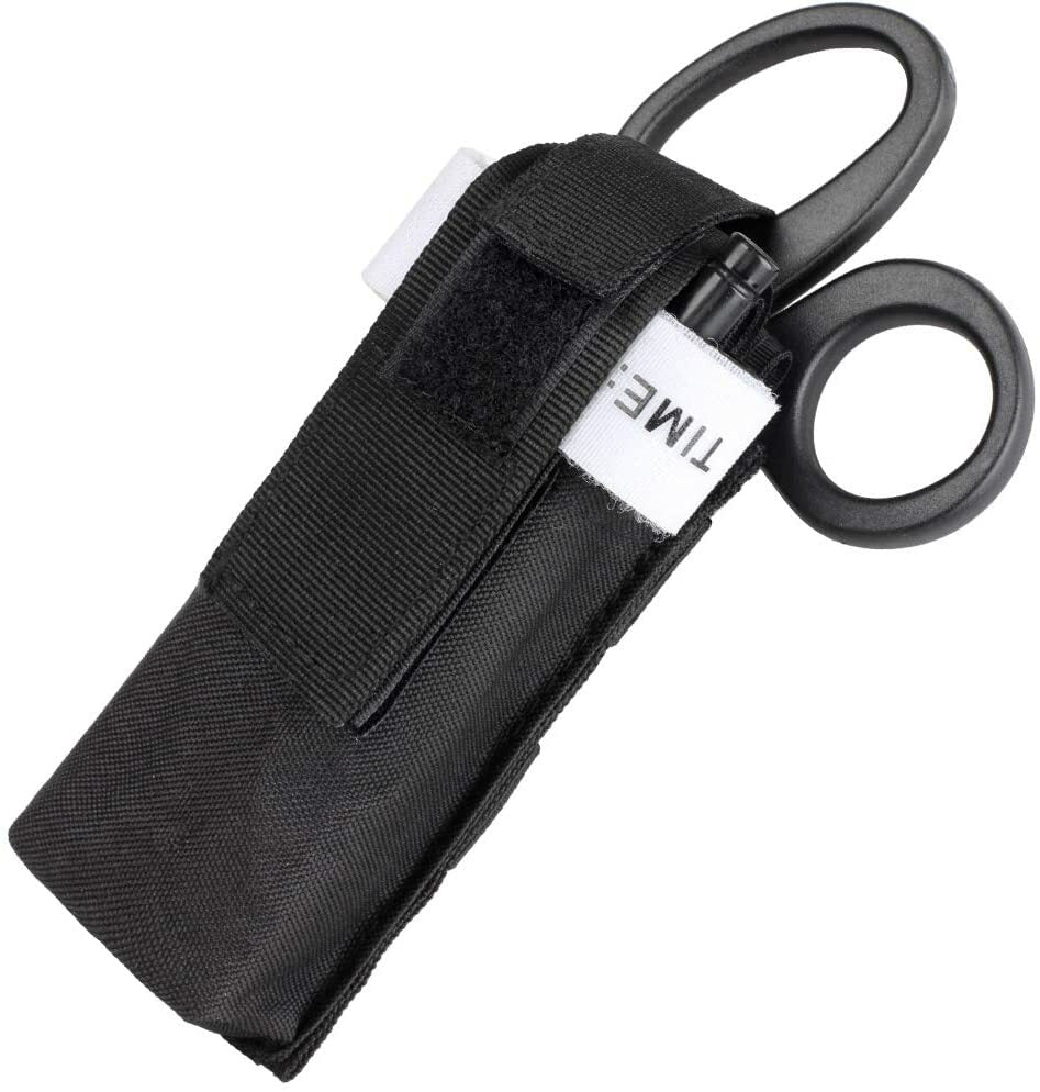 Tactical Medical Shears Pouch EMT Scissors Bag Organizer for Molle System