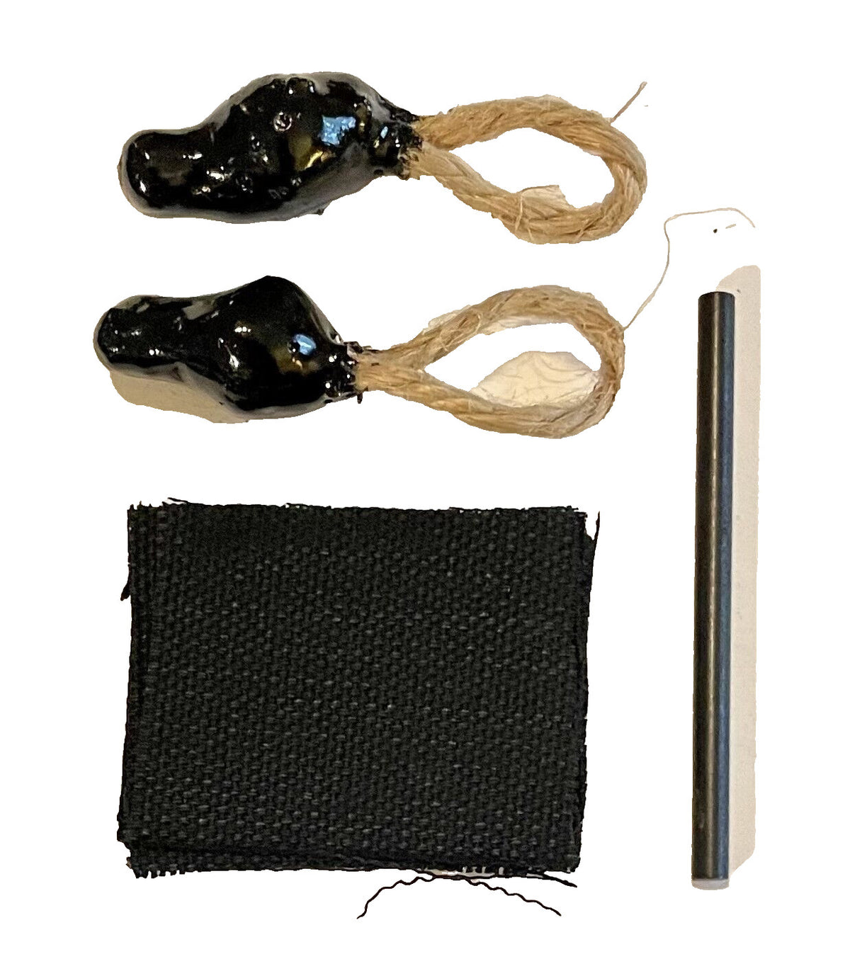 Bushcraft Survival Kit in Altoid Tin with Leather Pouch Fire Starter Gear
