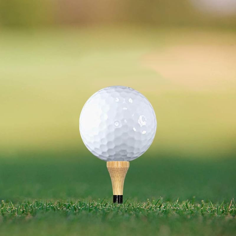 Wooden Golf Tees 1.5 Inch 100 Count - Natural Bamboo Short Tees