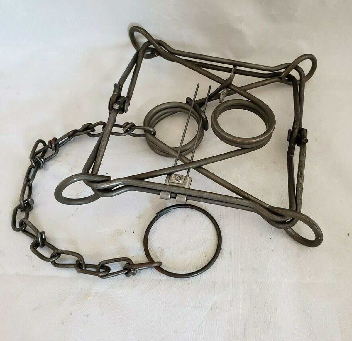 Duke 160 Body Grip Trap for Raccoon, Groundhog, Fox, Fisher - Humane Steel Trap