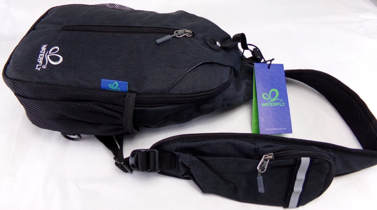Waterfly Crossbody Sling Backpack Travel Hiking Chest Bag Daypack