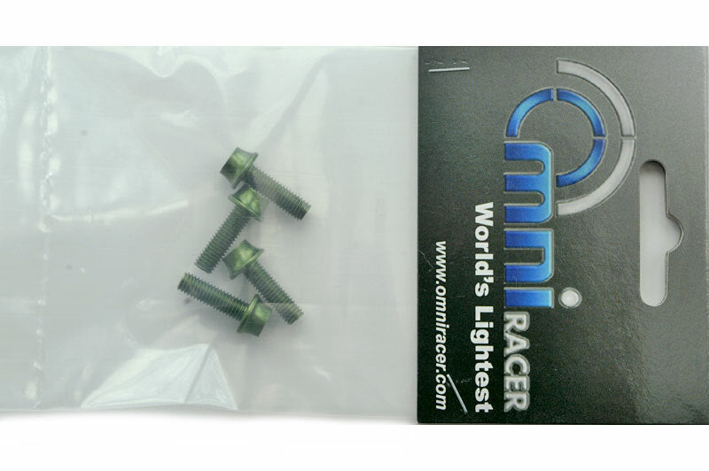 Lightweight Alloy Bottle Cage Bolts Set - M5x15mm Cycling Accessories