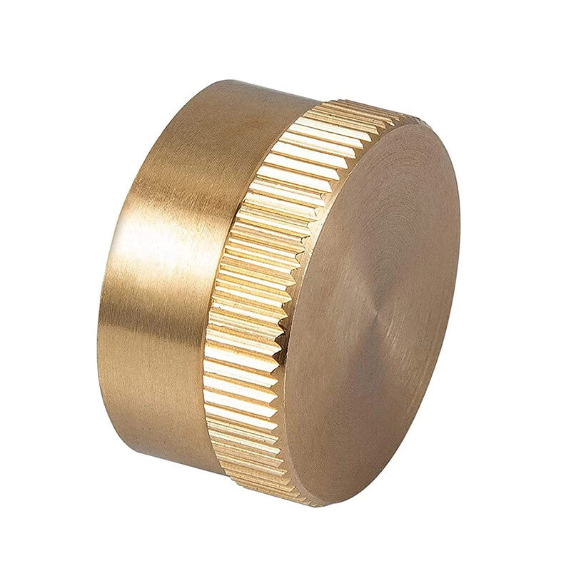 6 Pack Brass Propane Bottle Caps - Universal Refill Seals for 1 LB Tanks
