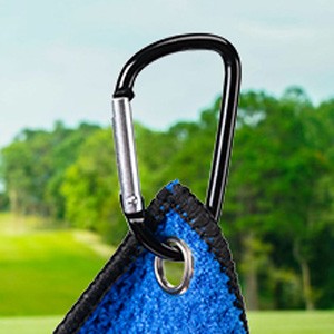 Golf Towels 3 Pack with Carabiner Clip - Microfiber Waffle Design 16x16 Inches
